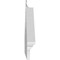 Ekena Millwork Acorn Architectural Grade PVC Combination Pediment, 58"W x 21-3/8"H x 2-3/4"P (Pitch 6/12) PEDPC058X215ACR00 - alternate 4